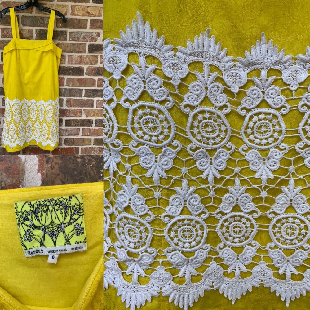 Floreat by Anthropologie - Cotton/ lace Summer sundress SALE $20